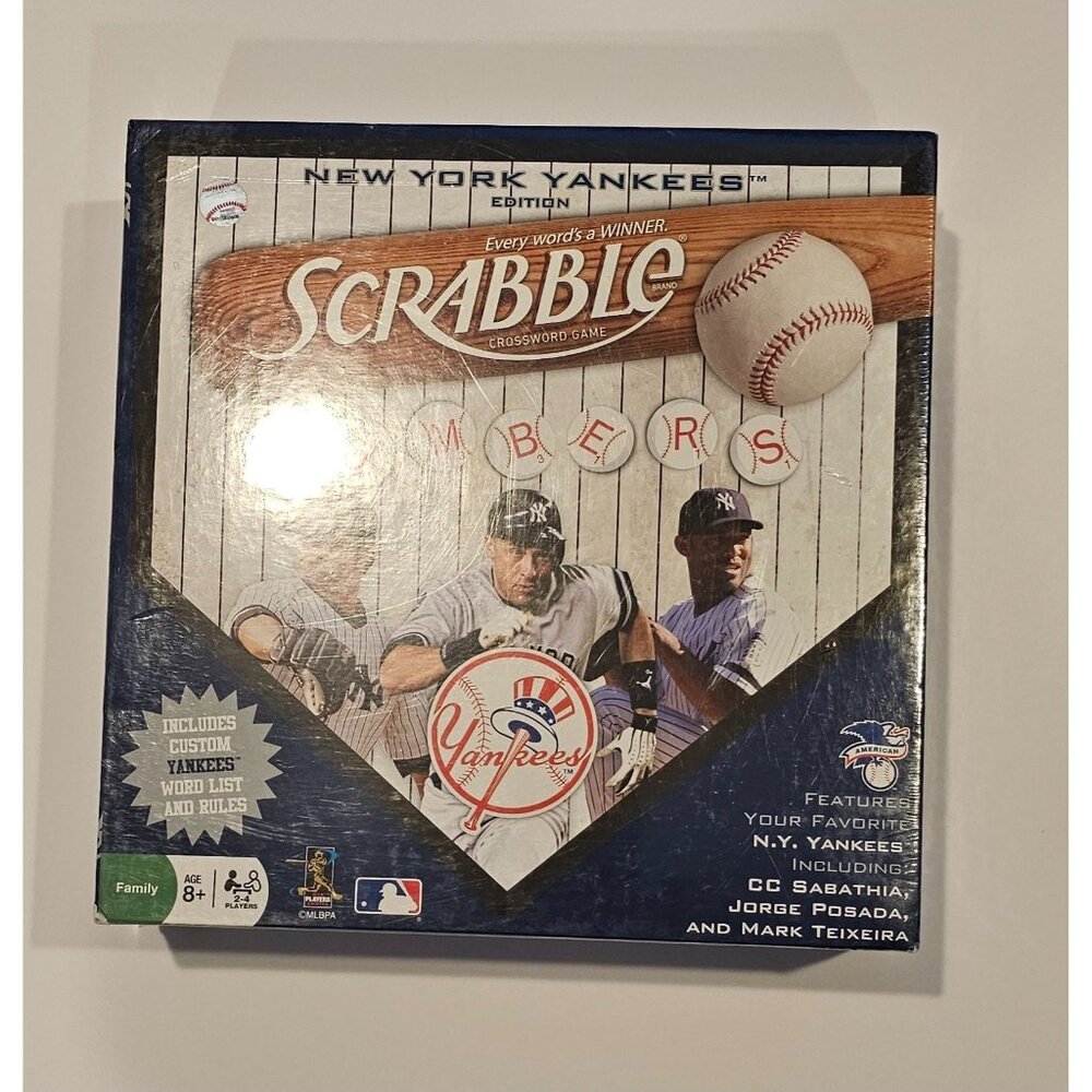 New York‎ Yankees Scrabble Edition Bombers Official Genuine MLB Baseball